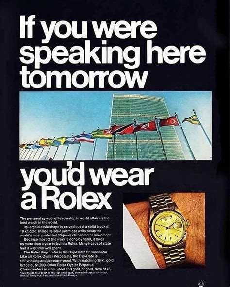 old rolex print ads|Rolex ad poster.